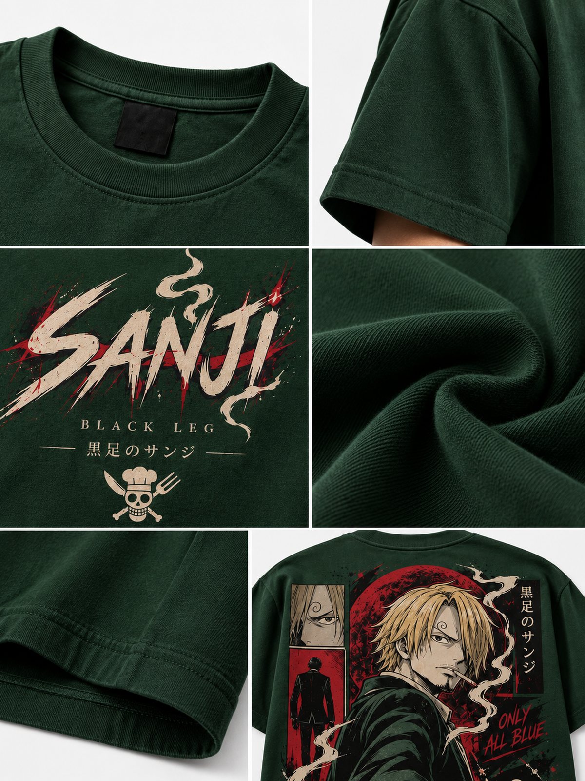 Sanji — One Piece · Oversized T-Shirt