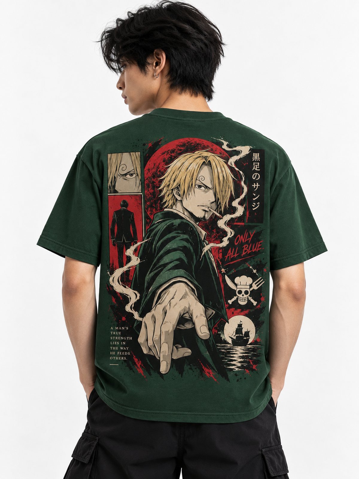 Sanji — One Piece · Oversized T-Shirt