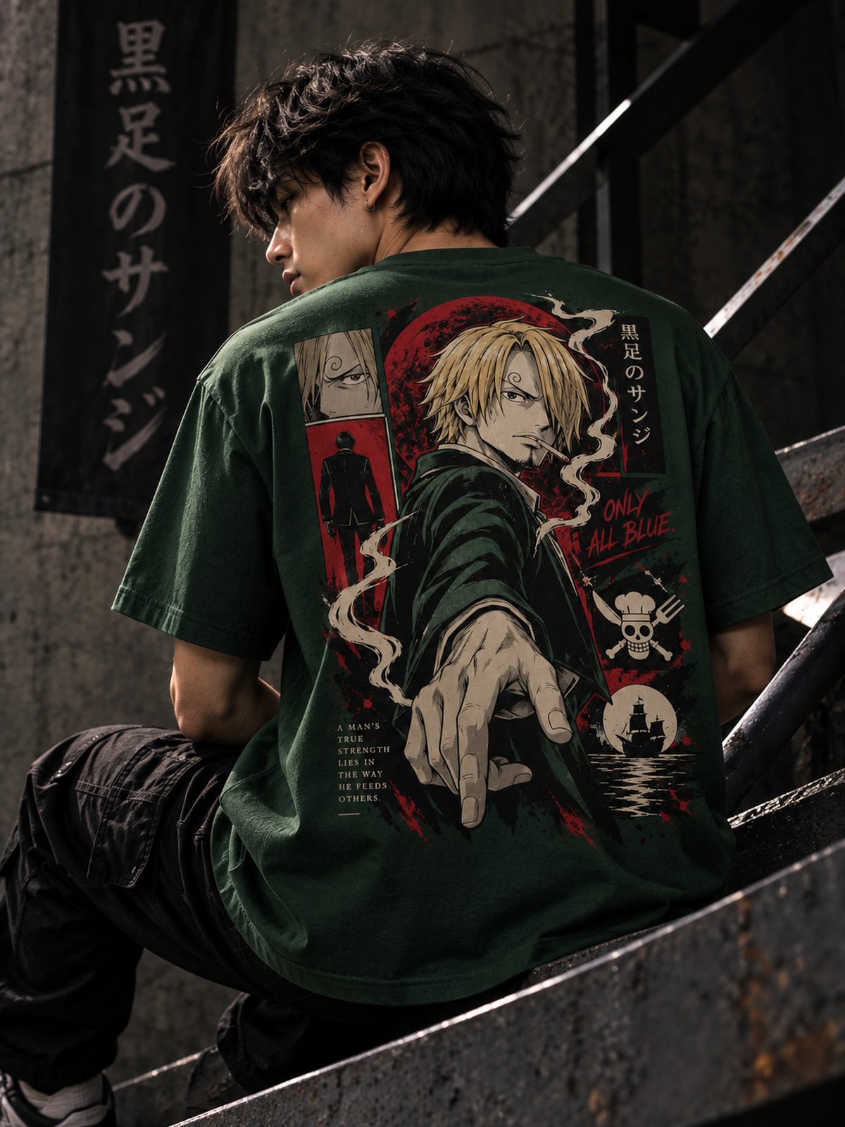 Sanji — One Piece · Oversized T-Shirt