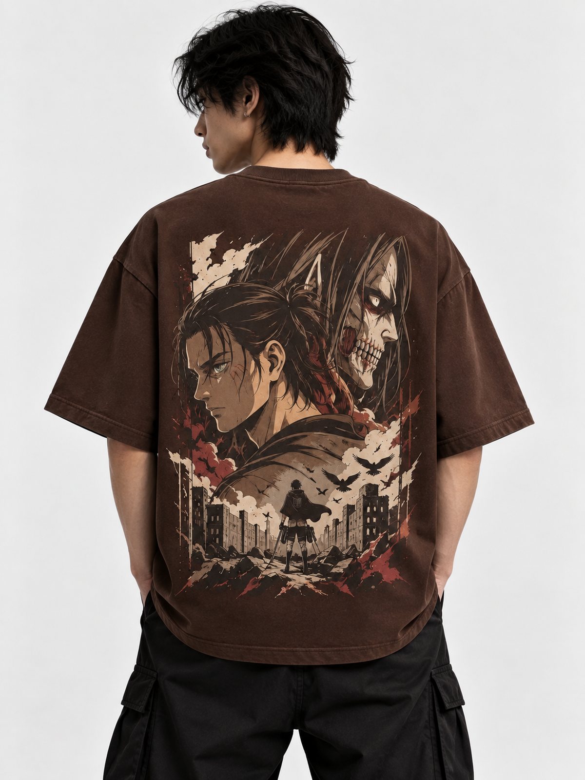 Eren — Attack on Titan · Oversized T-Shirt