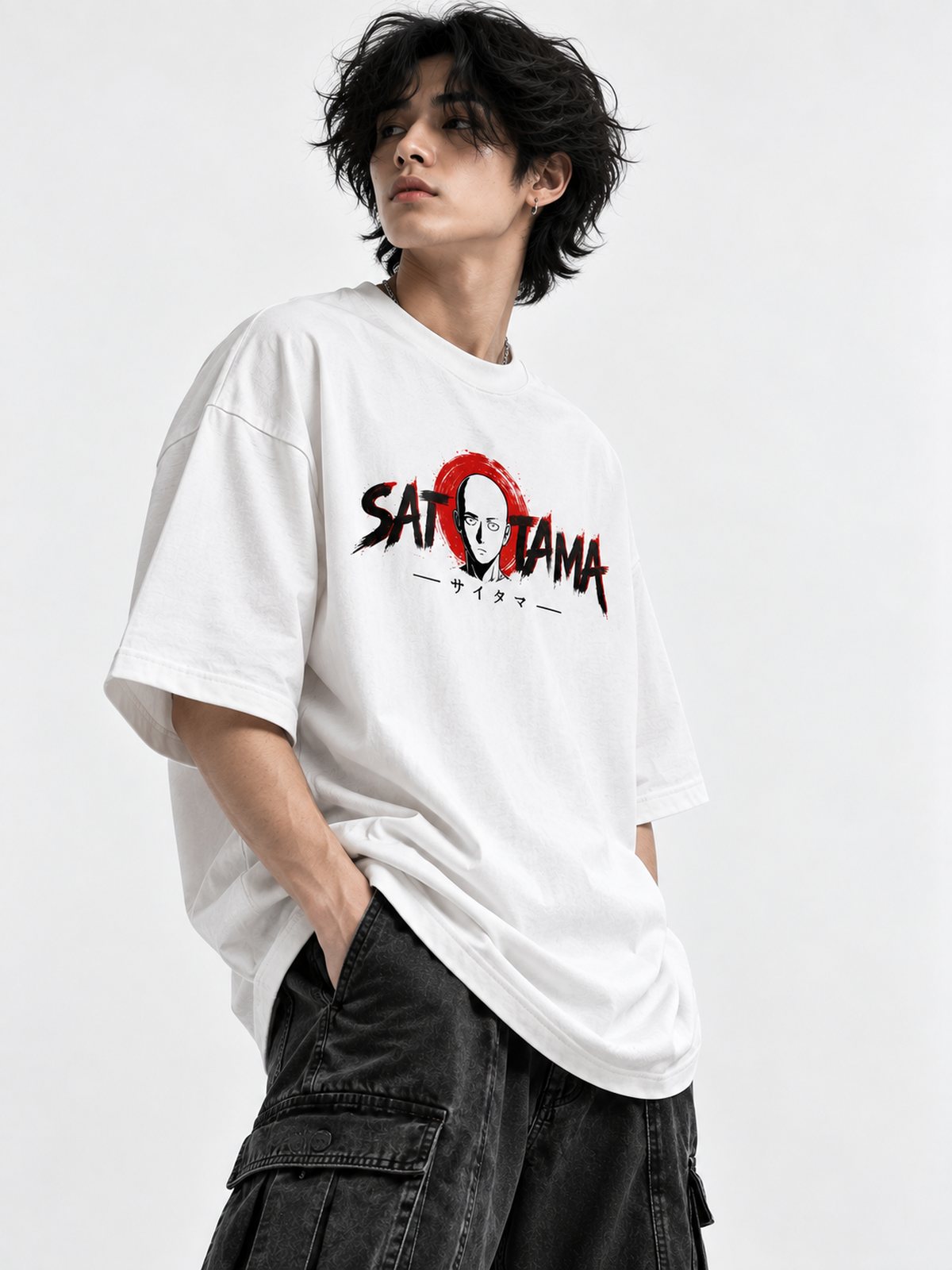 Saitama — One Punch Man · Oversized T-Shirt