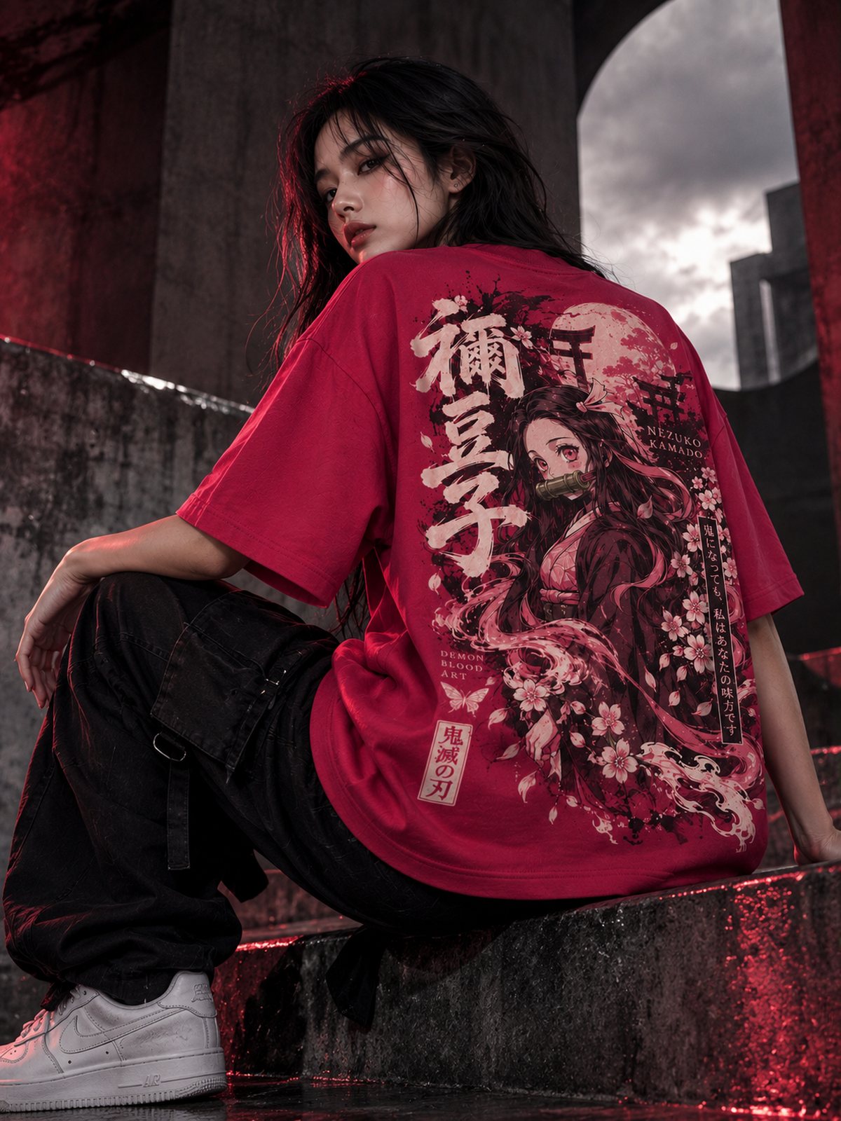 Nezuko — Demon Slayer · Oversized T-Shirt