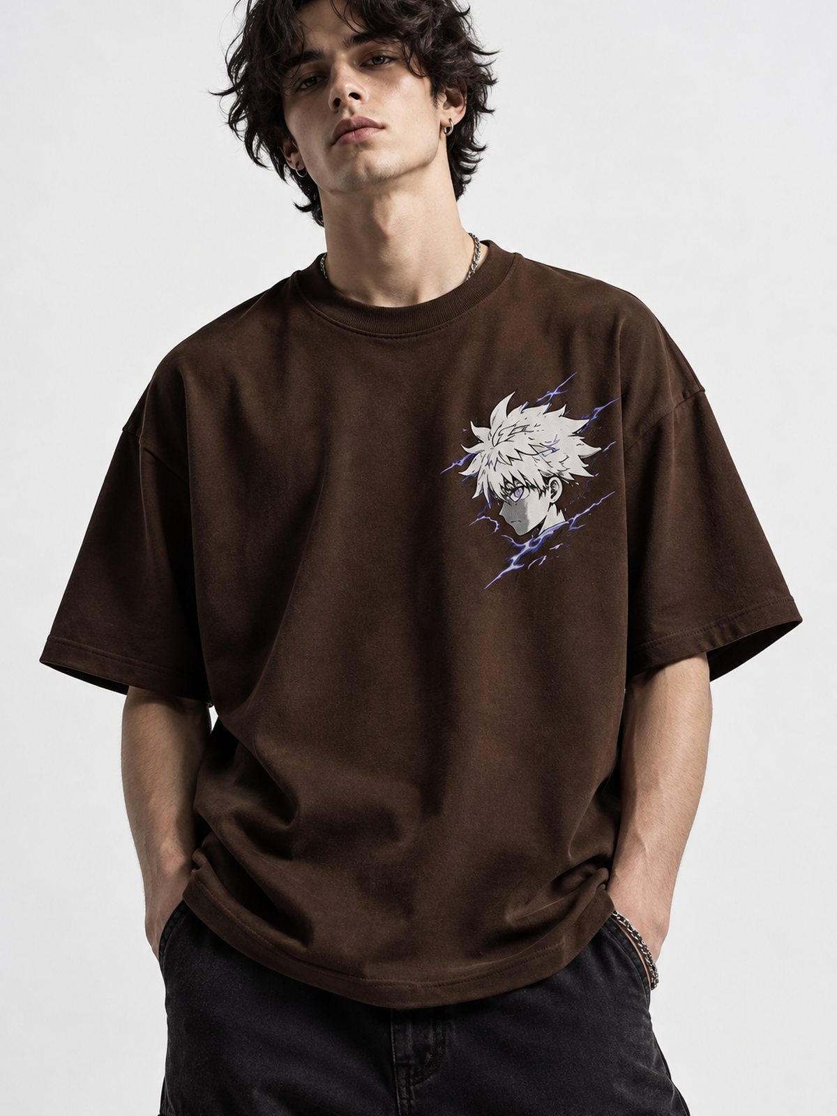 Killua — Hunter x Hunter · Oversized T-Shirt — Relaxed