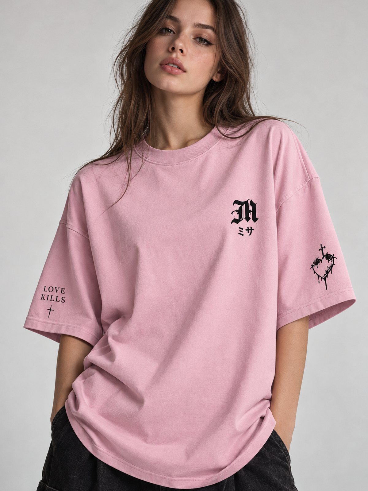 Misha — Death Note · Oversized T-Shirt — Relaxed