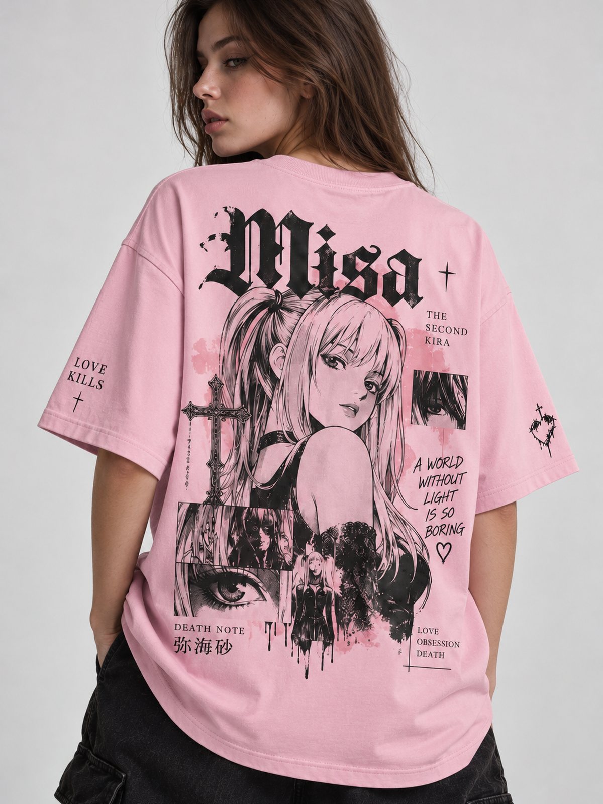 Misha — Death Note · Oversized T-Shirt — Relaxed