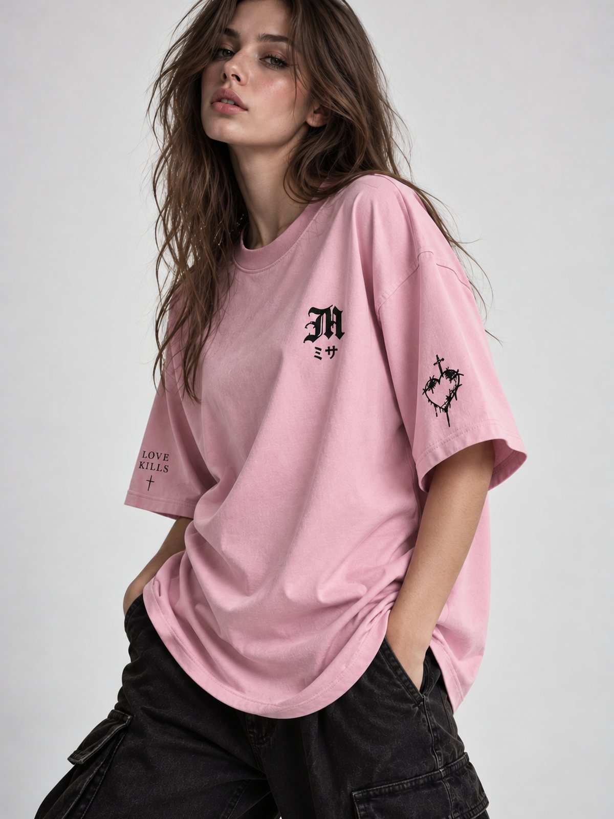Misha — Death Note · Oversized T-Shirt — Relaxed