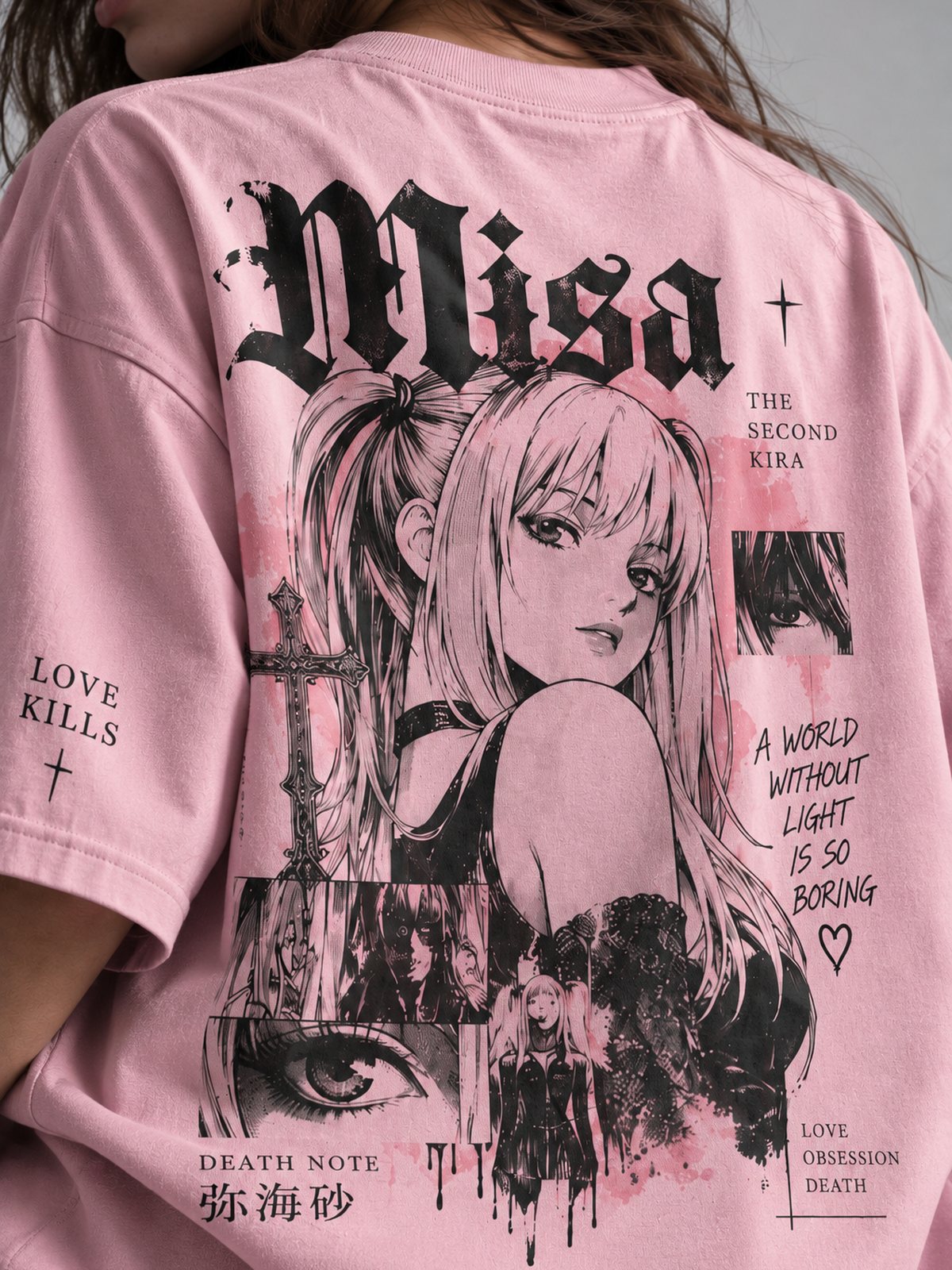Misha — Death Note · Oversized T-Shirt — Relaxed