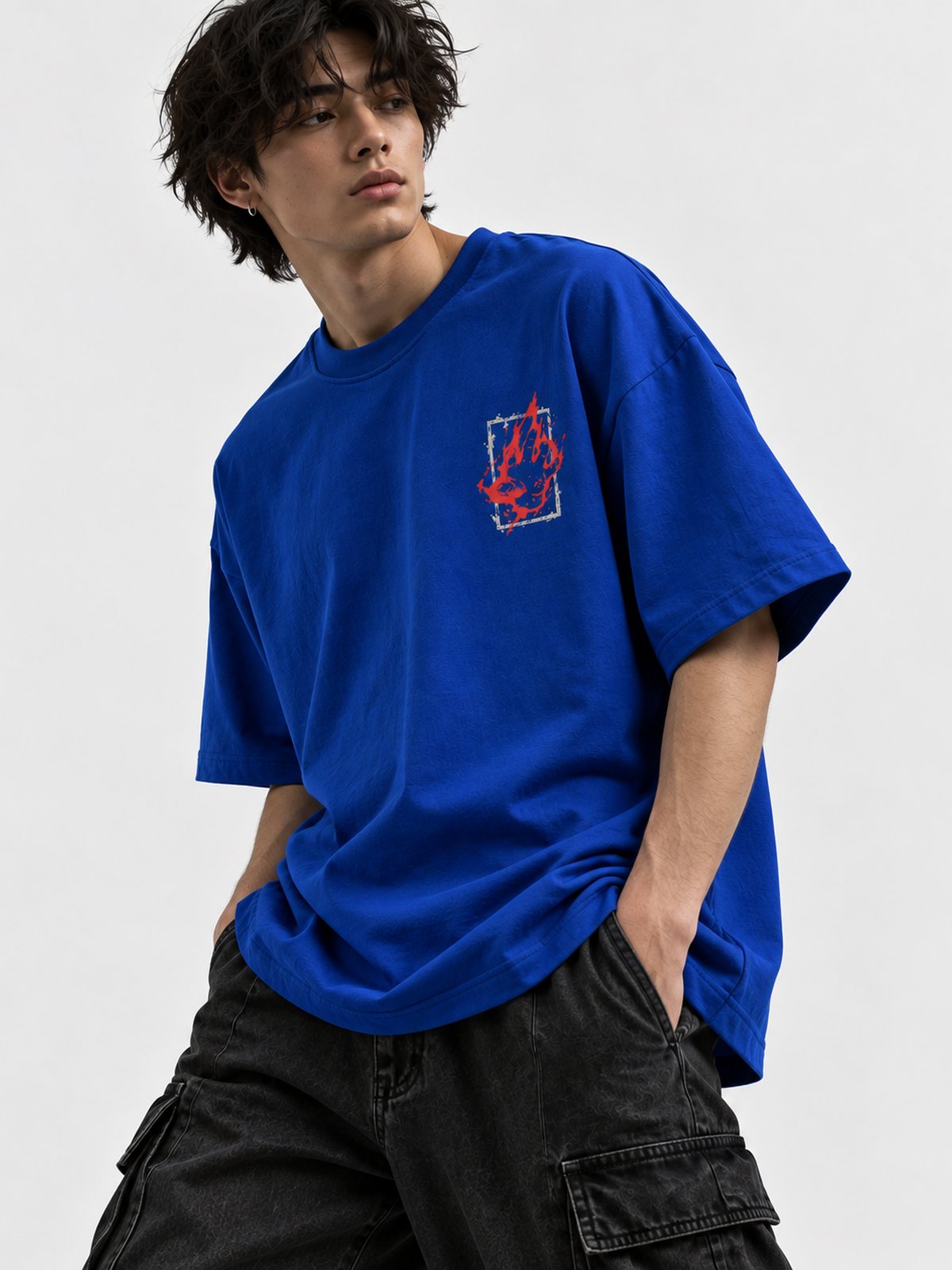 Yuji — Jujutsu Kaisen · Oversized T-Shirt — Relaxed