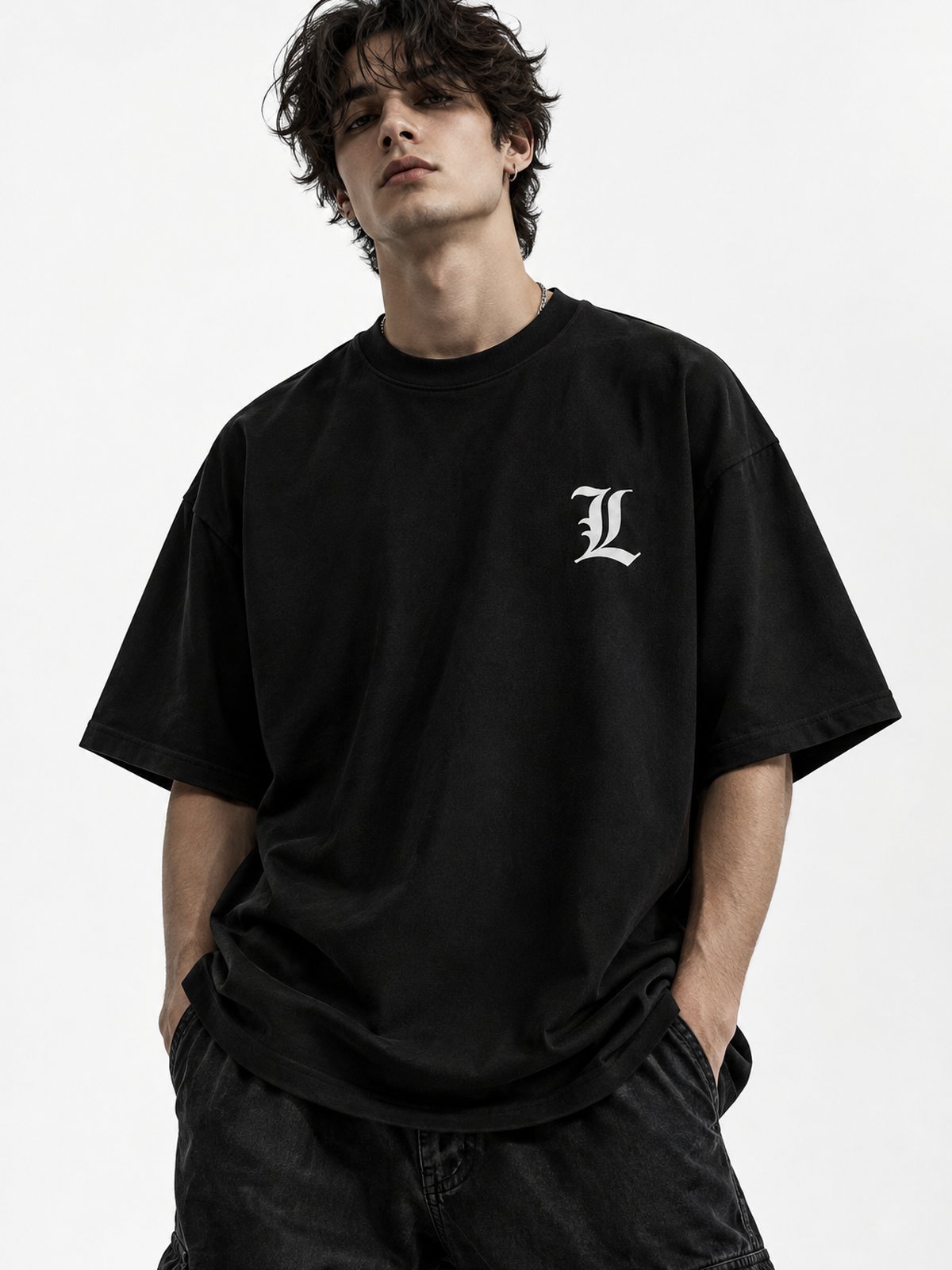 L — Death Note · Oversized T-Shirt — Relaxed