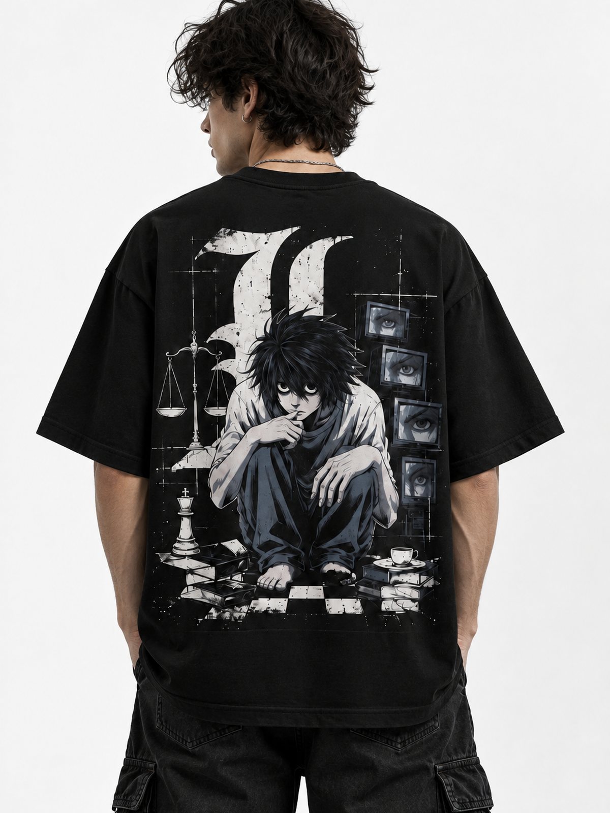 L — Death Note · Oversized T-Shirt — Relaxed