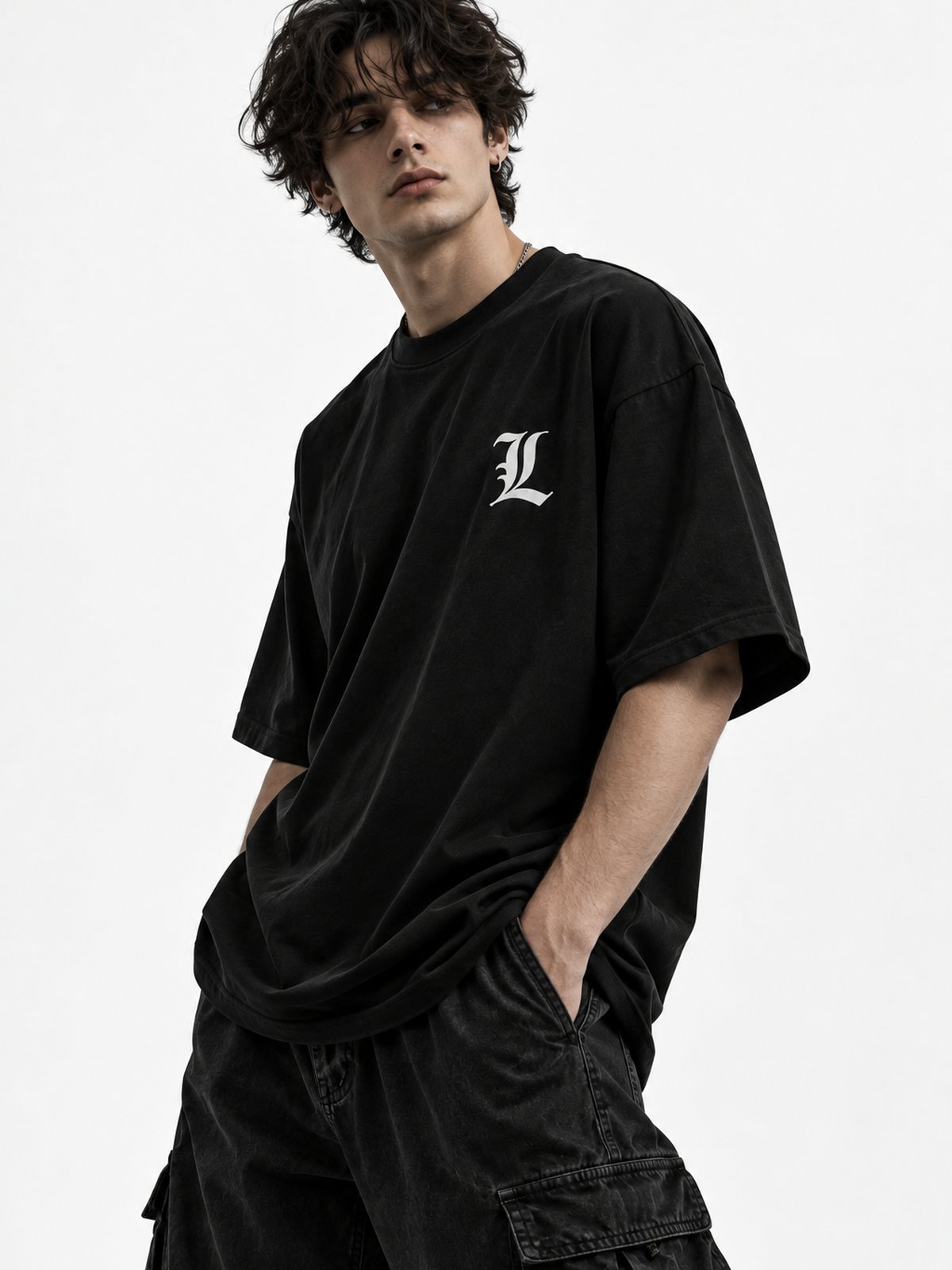 L — Death Note · Oversized T-Shirt — Relaxed