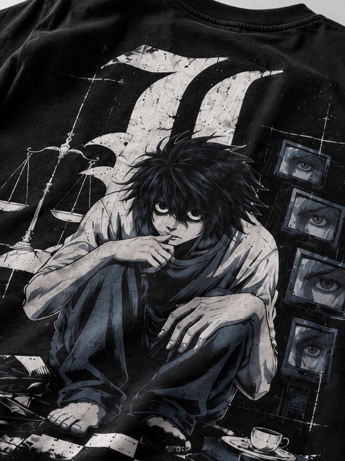 L — Death Note · Oversized T-Shirt — Relaxed