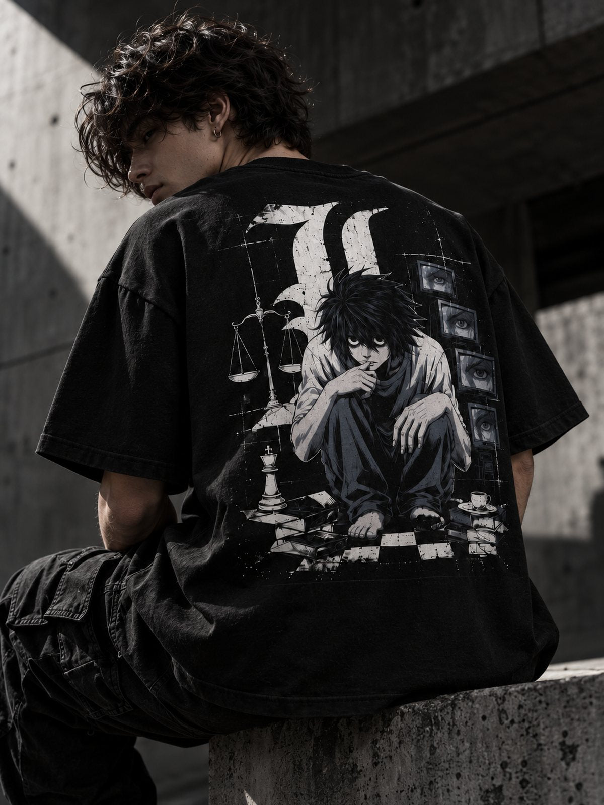 L — Death Note · Oversized T-Shirt — Relaxed