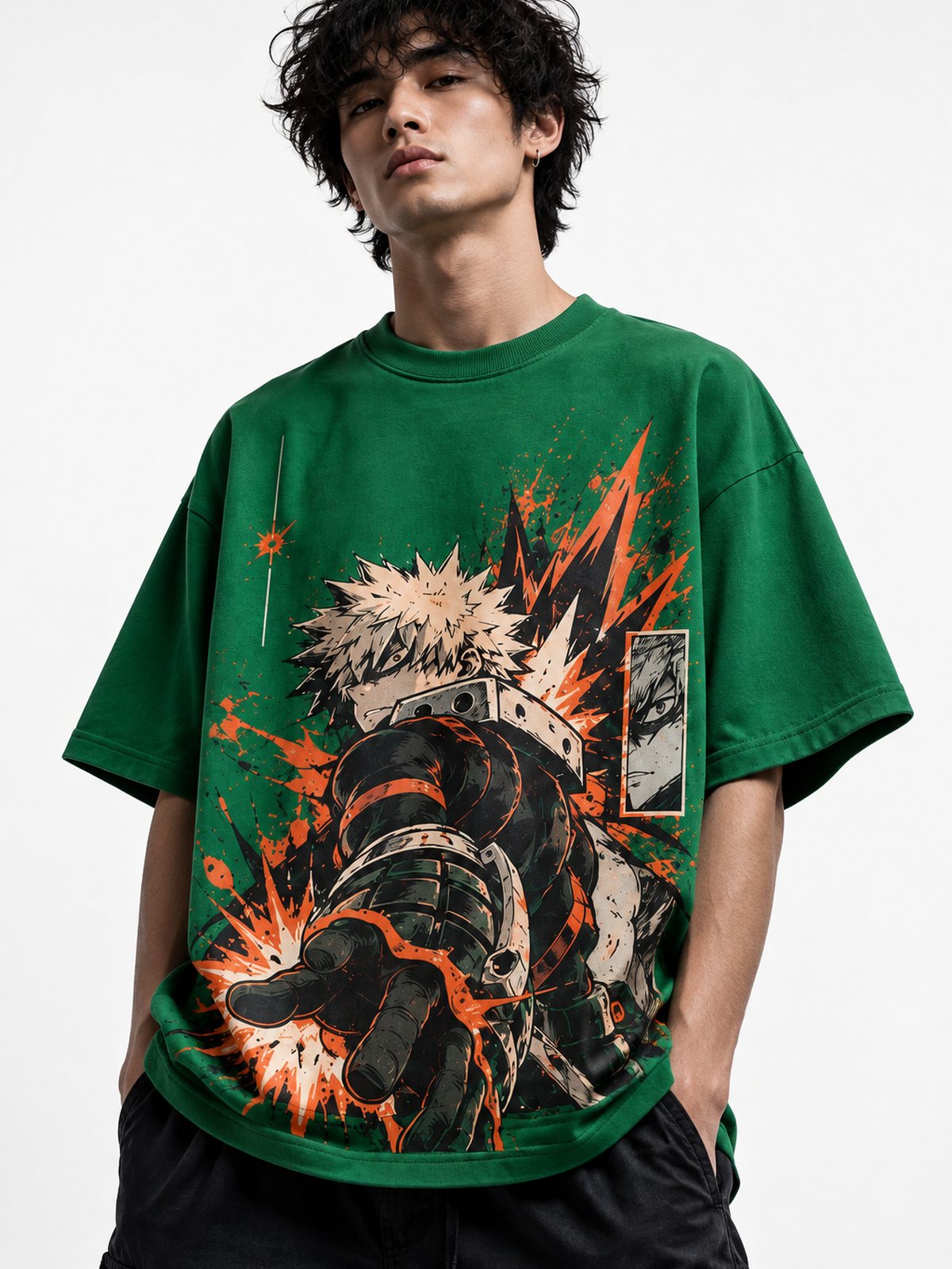 Todoroki — My Hero Academia · Oversized T-Shirt — Relaxed