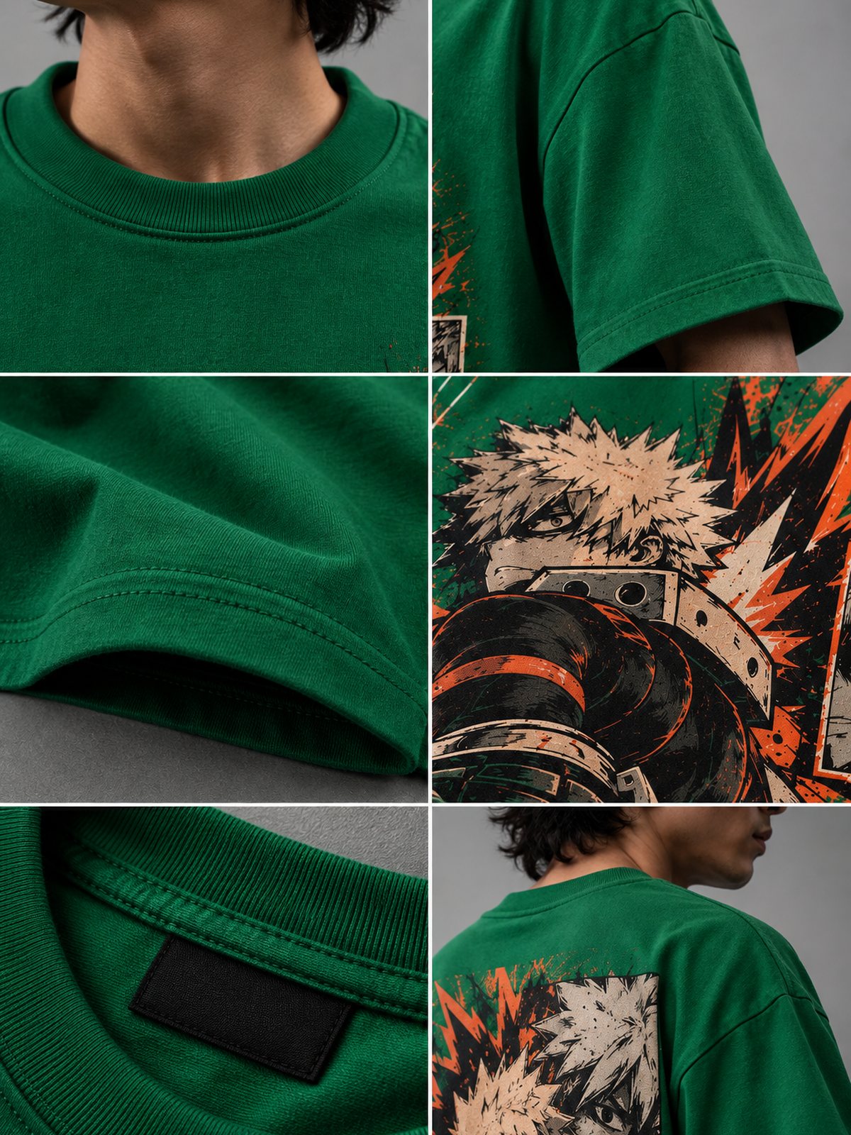 Todoroki — My Hero Academia · Oversized T-Shirt — Relaxed