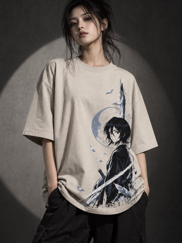 Rukia — Bleach · Oversized T-Shirt — Relaxed