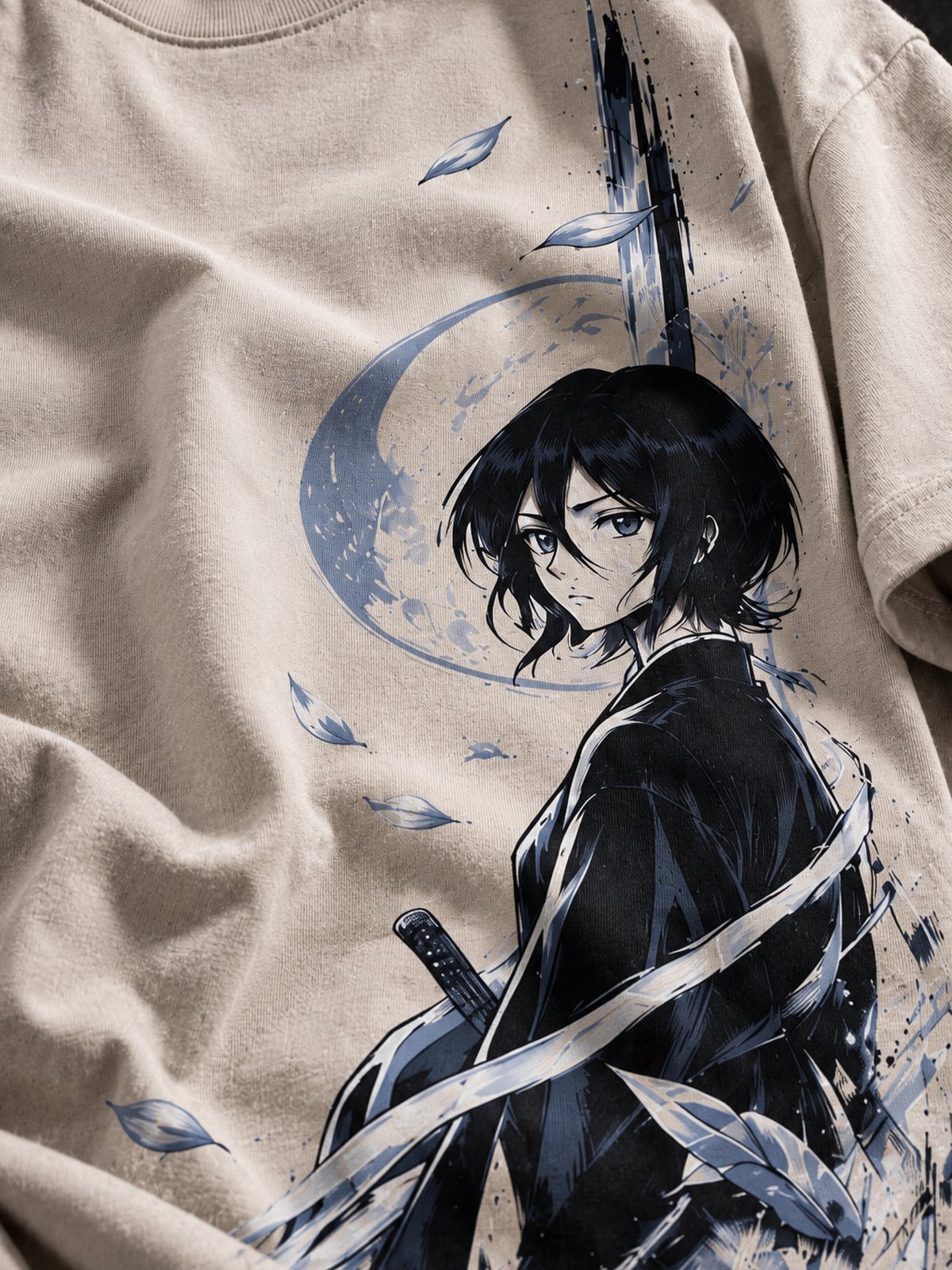 Rukia — Bleach · Oversized T-Shirt — Relaxed