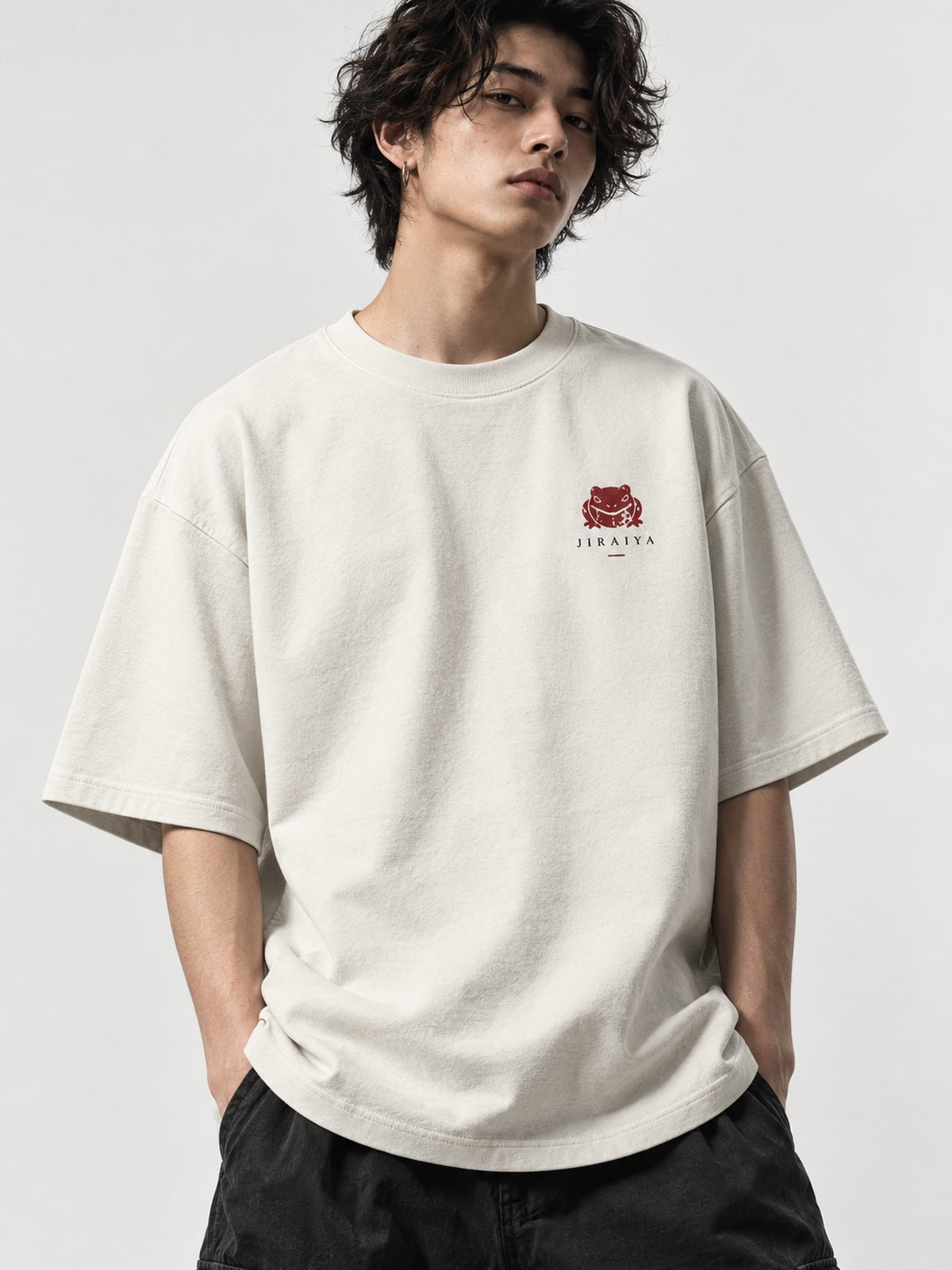 Jiraiya — Naruto · Boxy Oversized T-Shirt — French Terry