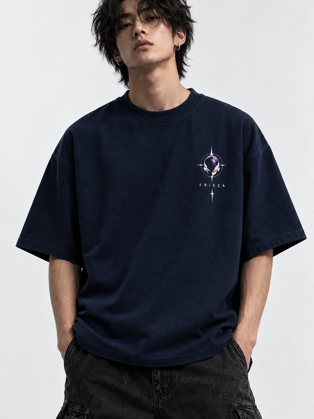 Frieza — Dragon Ball Z · Boxy Oversized T-Shirt — French Terry