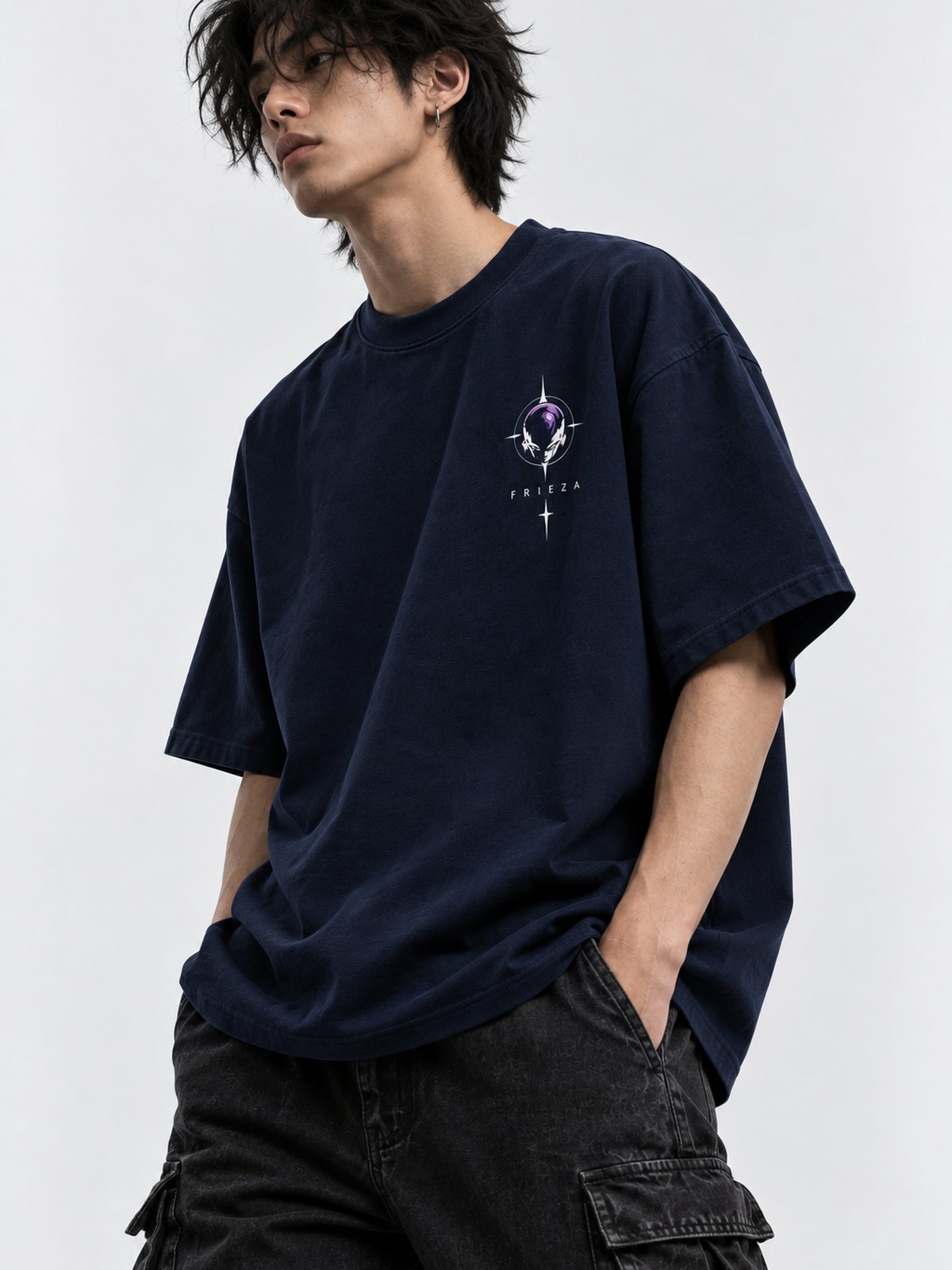 Frieza — Dragon Ball Z · Boxy Oversized T-Shirt — French Terry