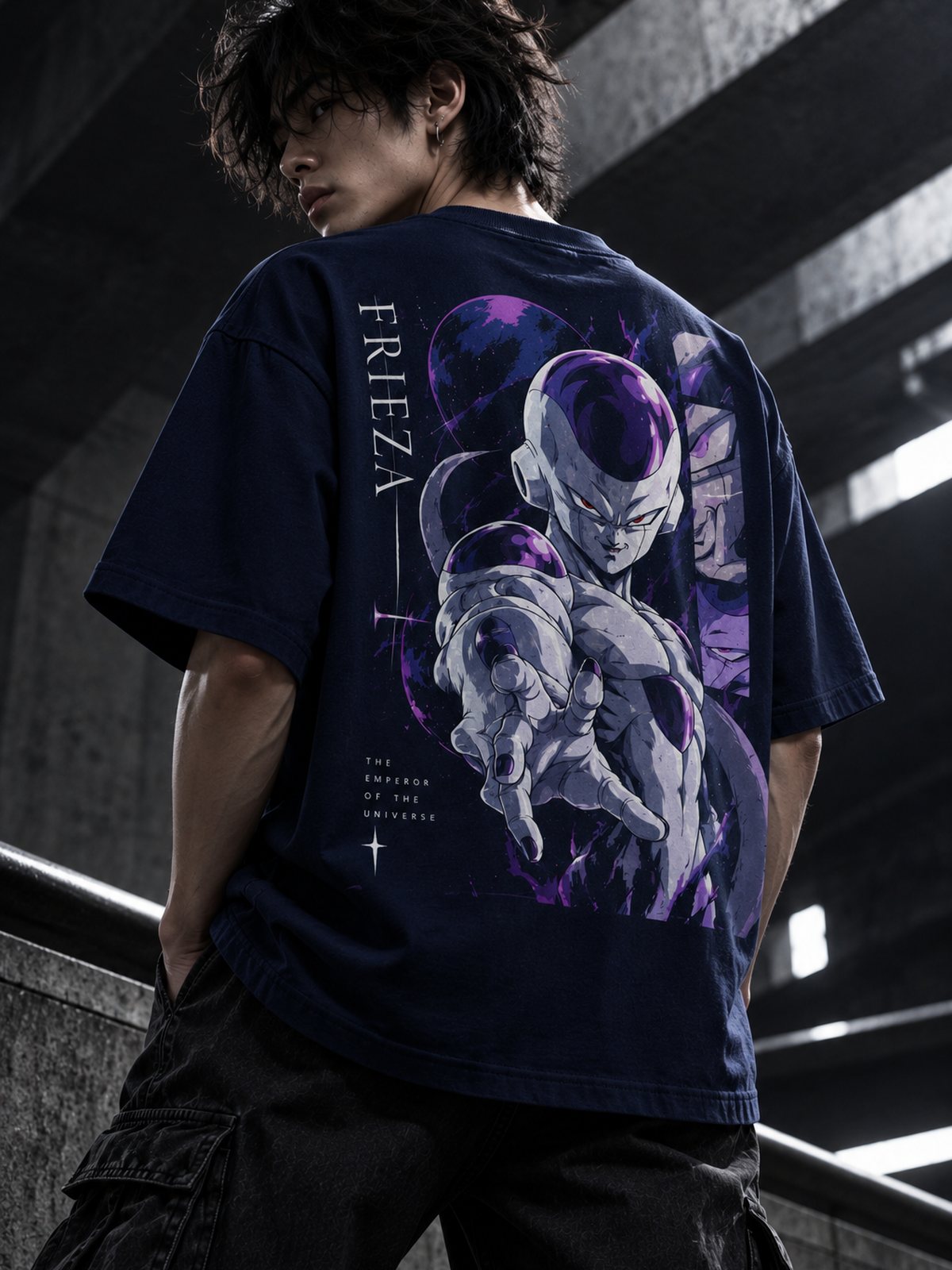 Frieza — Dragon Ball Z · Boxy Oversized T-Shirt — French Terry