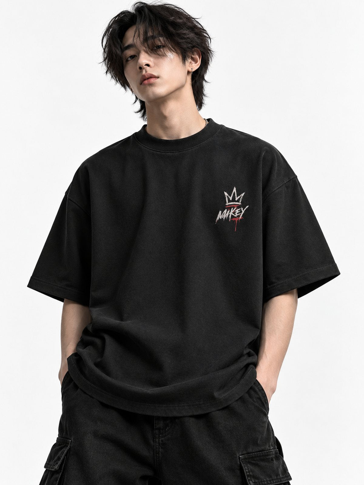 Mikey — Tokyo Revengers · Boxy Oversized T-Shirt — French Terry