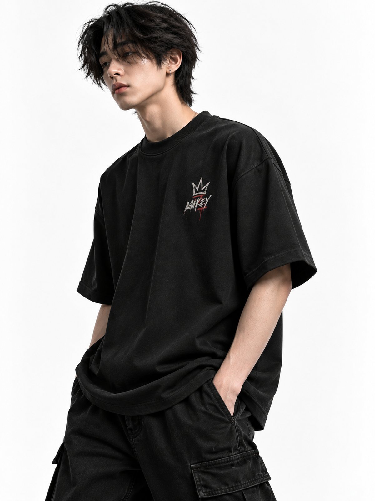 Mikey — Tokyo Revengers · Boxy Oversized T-Shirt — French Terry