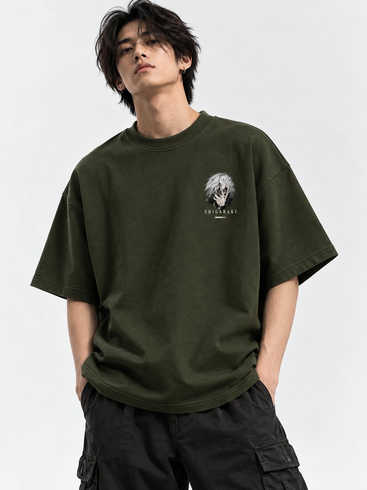 Shigaraki — My Hero Academia · Boxy Oversized T-Shirt — French Terry