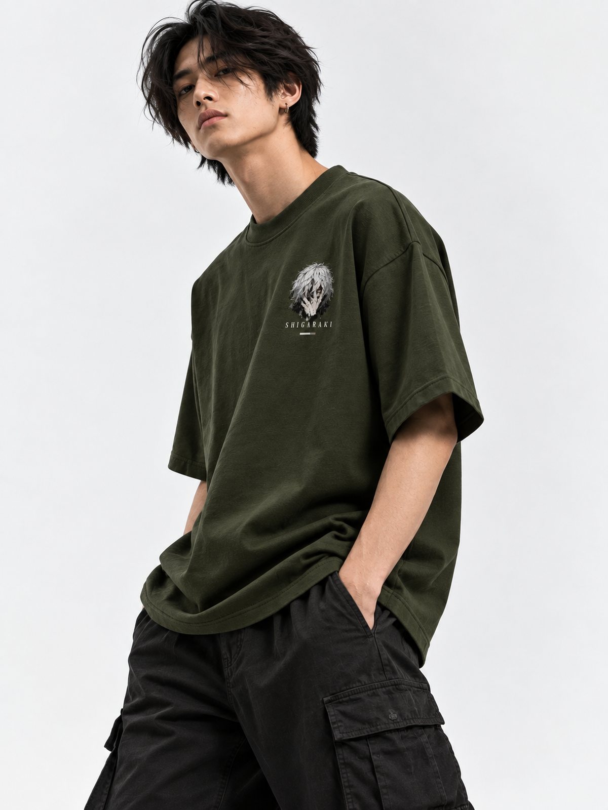 Shigaraki — My Hero Academia · Boxy Oversized T-Shirt — French Terry