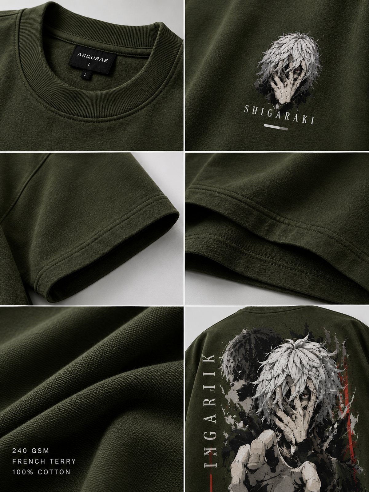 Shigaraki — My Hero Academia · Boxy Oversized T-Shirt — French Terry