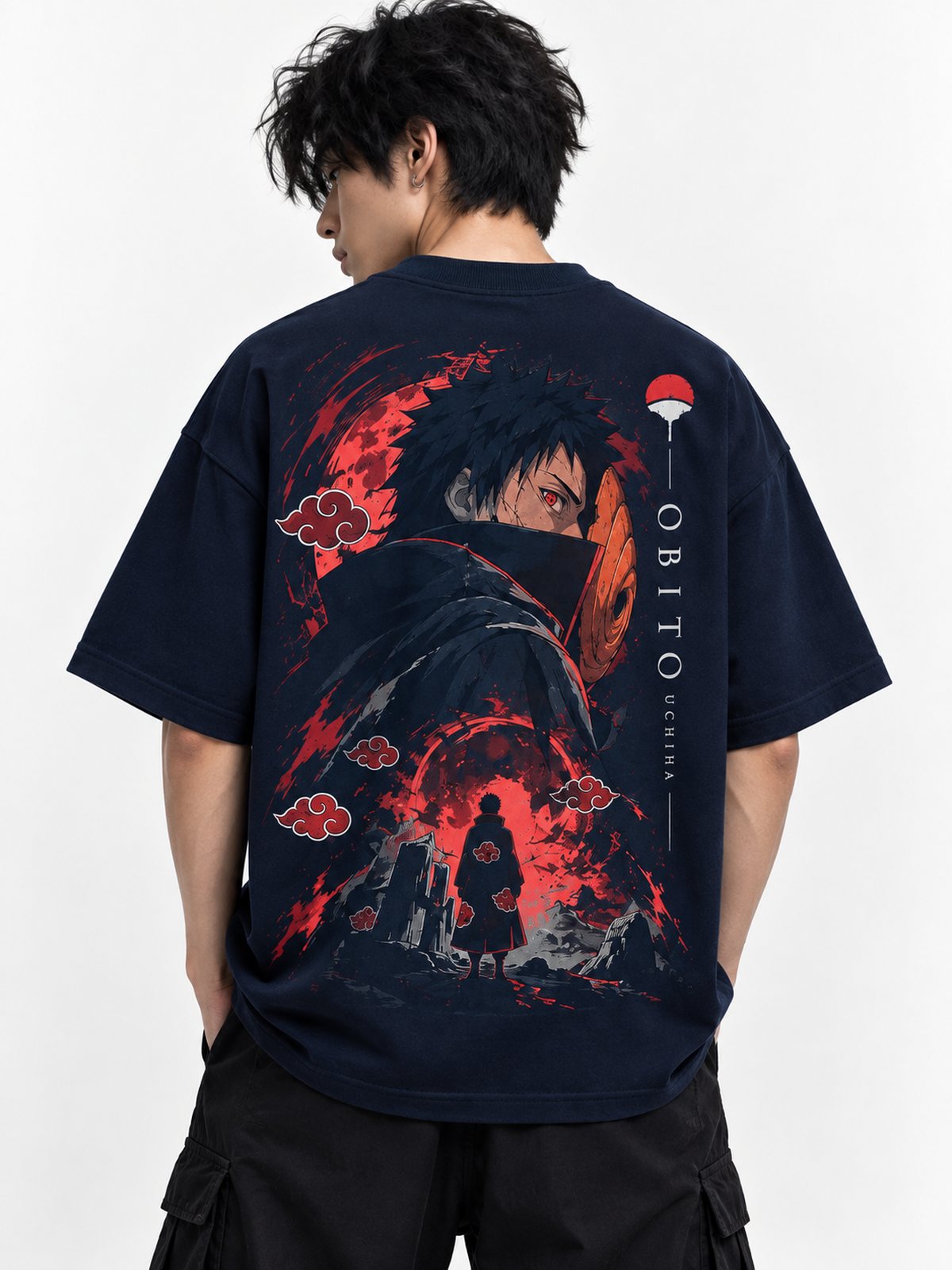Obito — Naruto · Boxy Oversized T-Shirt — French Terry