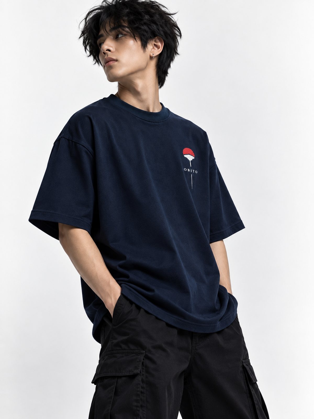 Obito — Naruto · Boxy Oversized T-Shirt — French Terry