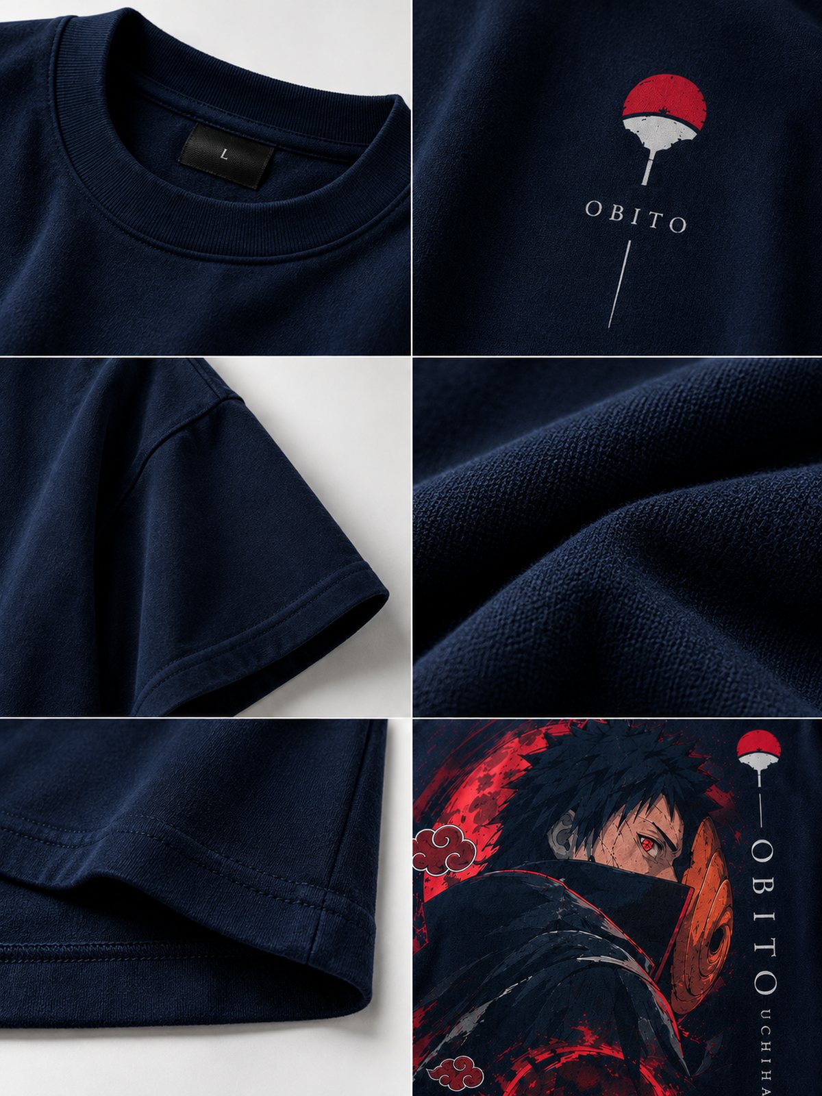Obito — Naruto · Boxy Oversized T-Shirt — French Terry