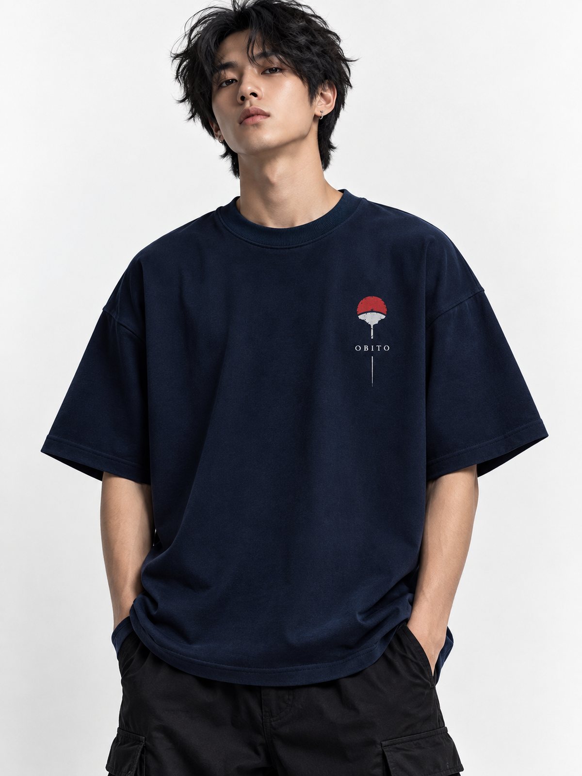 Obito — Naruto · Boxy Oversized T-Shirt — French Terry