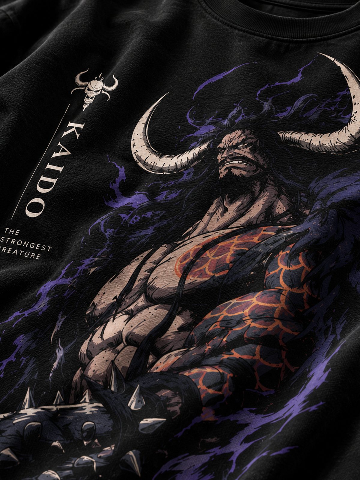 Kaido — One Piece · Boxy Oversized T-Shirt — French Terry