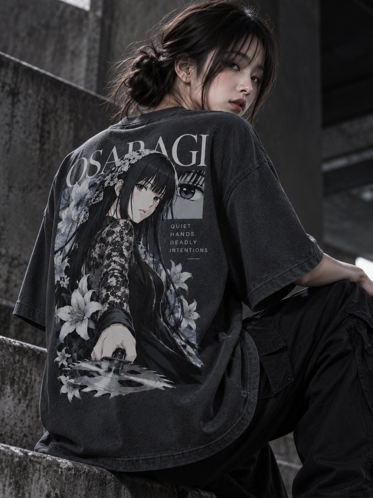 Osaragi — Tokyo Revengers · Boxy Oversized T-Shirt — French Terry