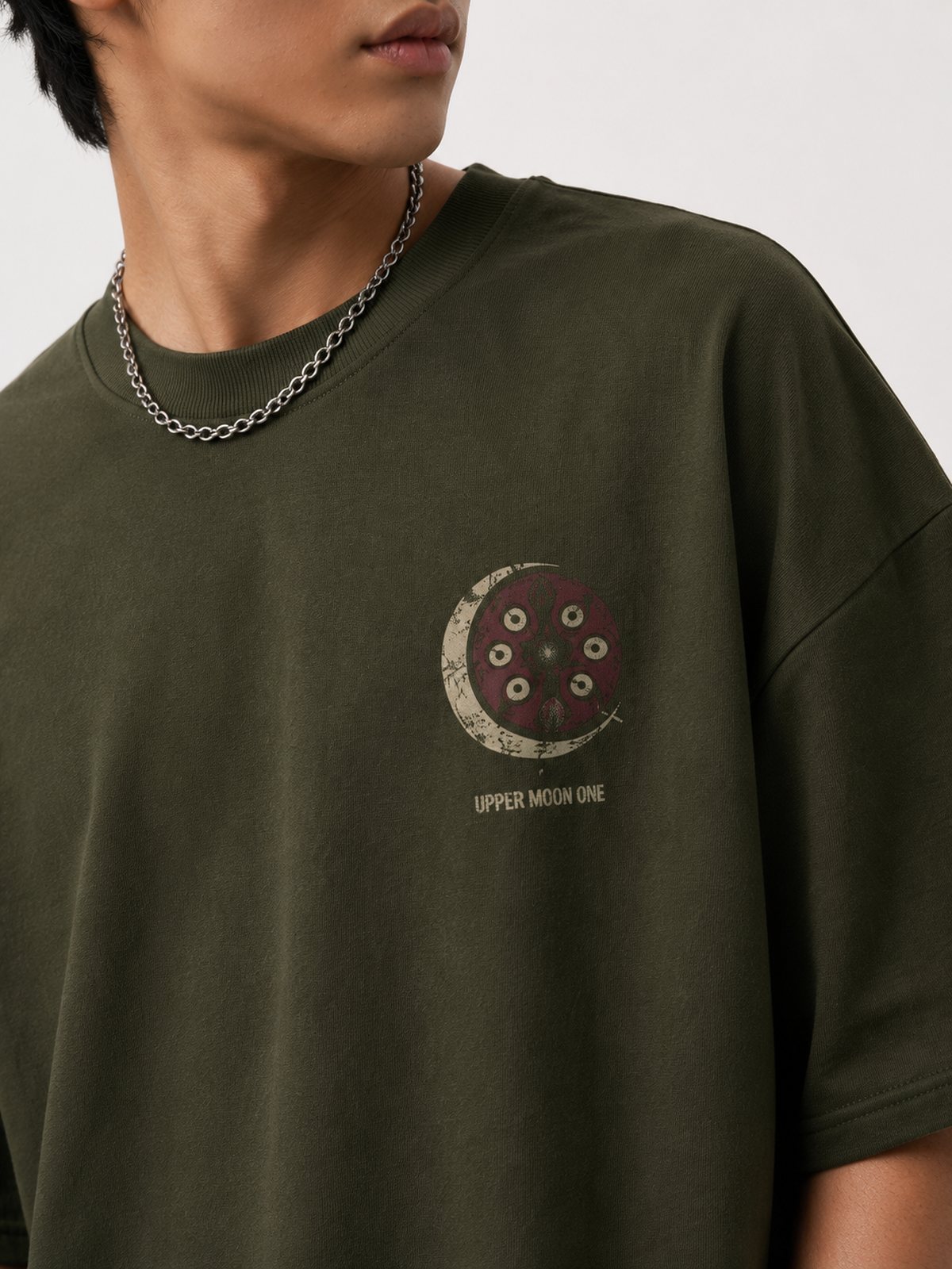 Kokushibo — Demon Slayer · Boxy Oversized T-Shirt — French Terry
