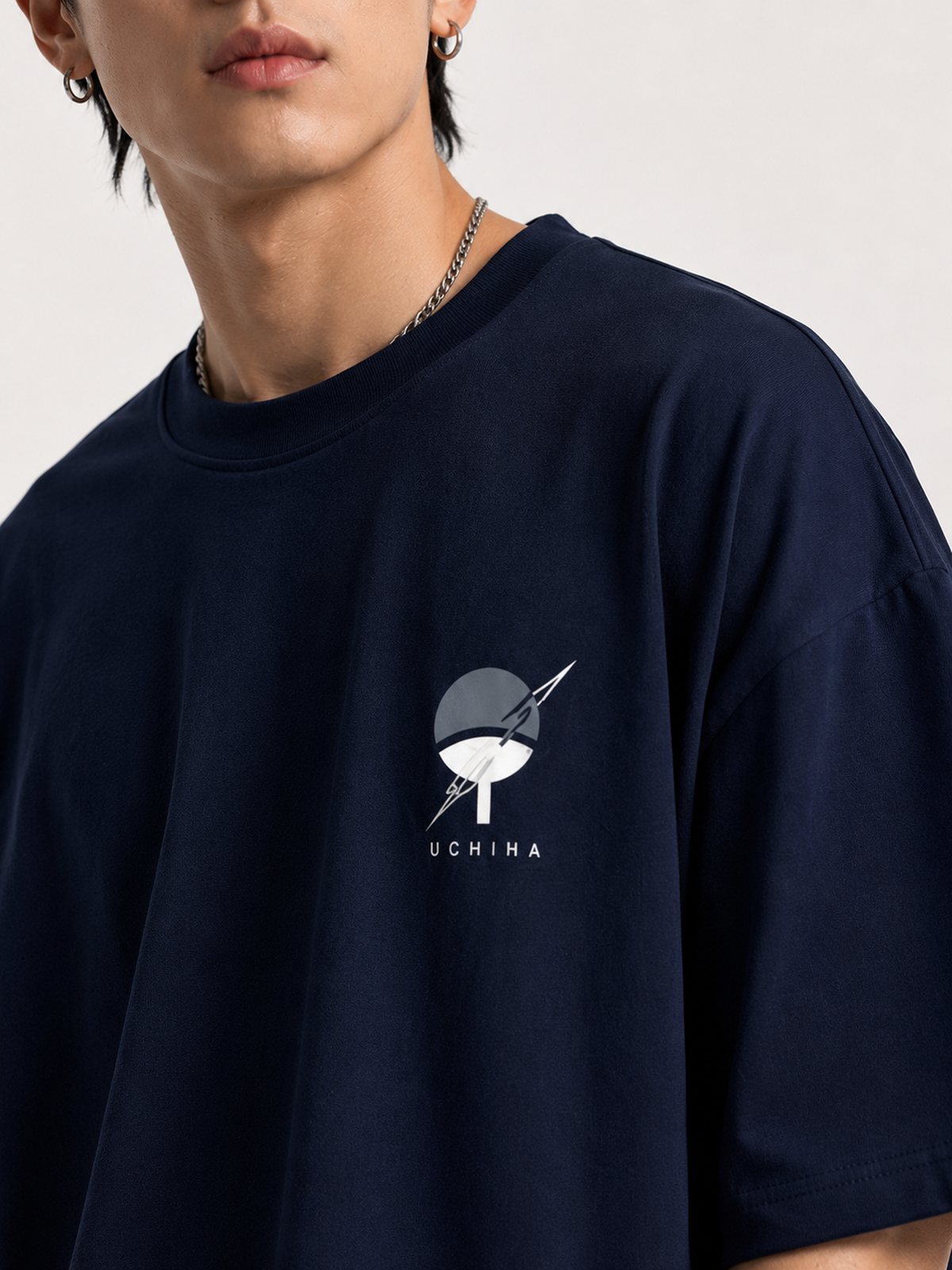Sasuke — Naruto · Boxy Oversized T-Shirt — French Terry