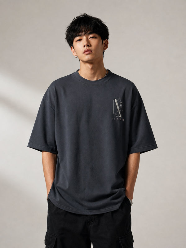Aizen — Bleach · Boxy Oversized T-Shirt — French Terry
