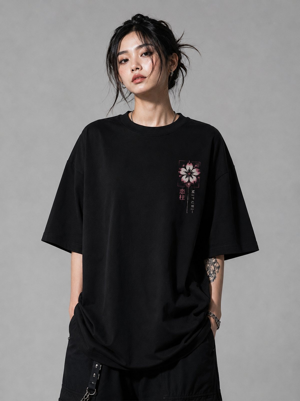 Mitsuri — Demon Slayer · Boxy Oversized T-Shirt — French Terry