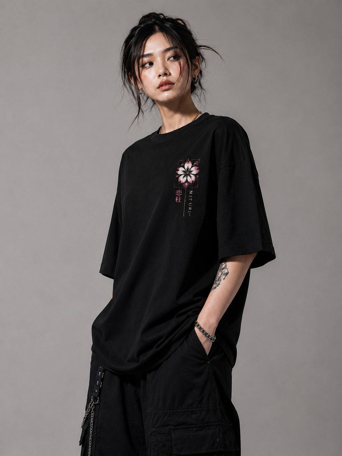 Mitsuri — Demon Slayer · Boxy Oversized T-Shirt — French Terry