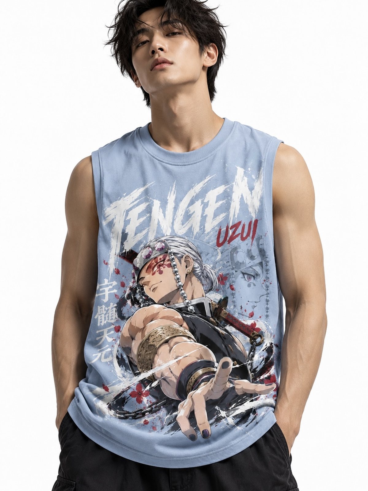 Tengen — Demon Slayer · Oversized Tank Top