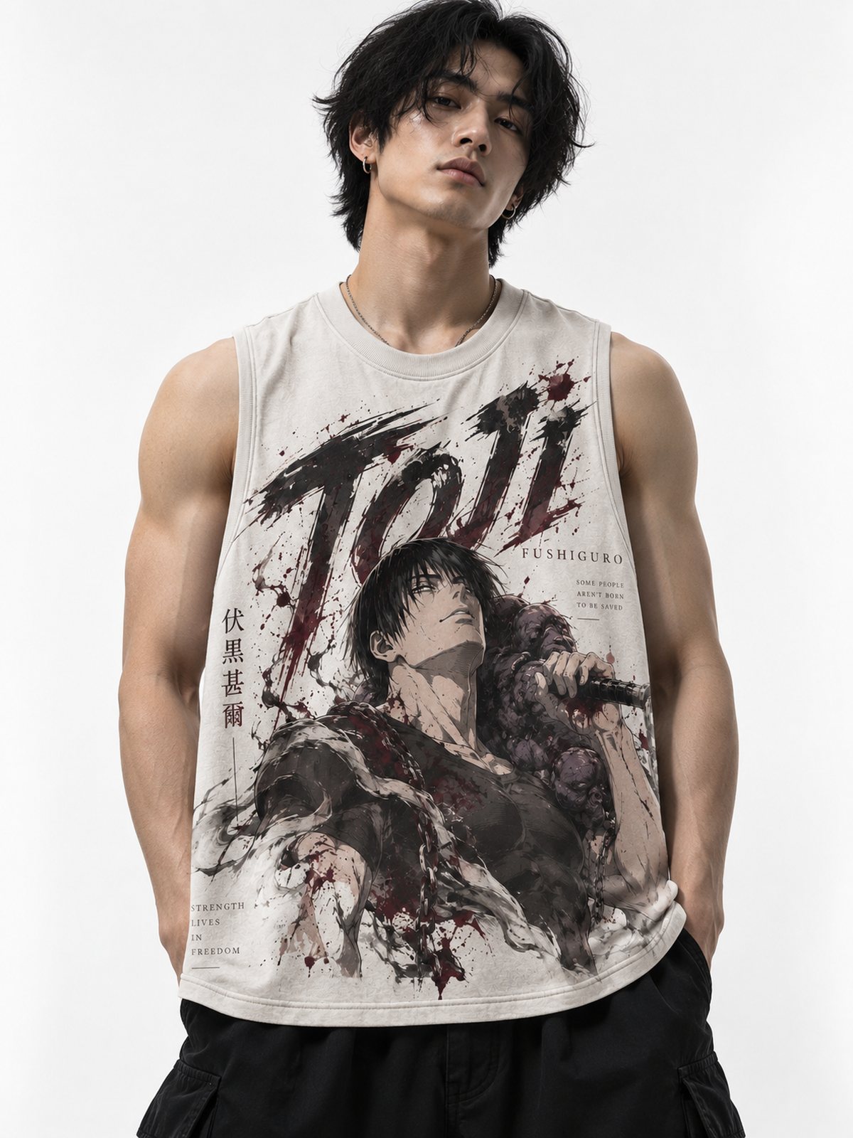 Toji — Jujutsu Kaisen · Oversized Tank Top