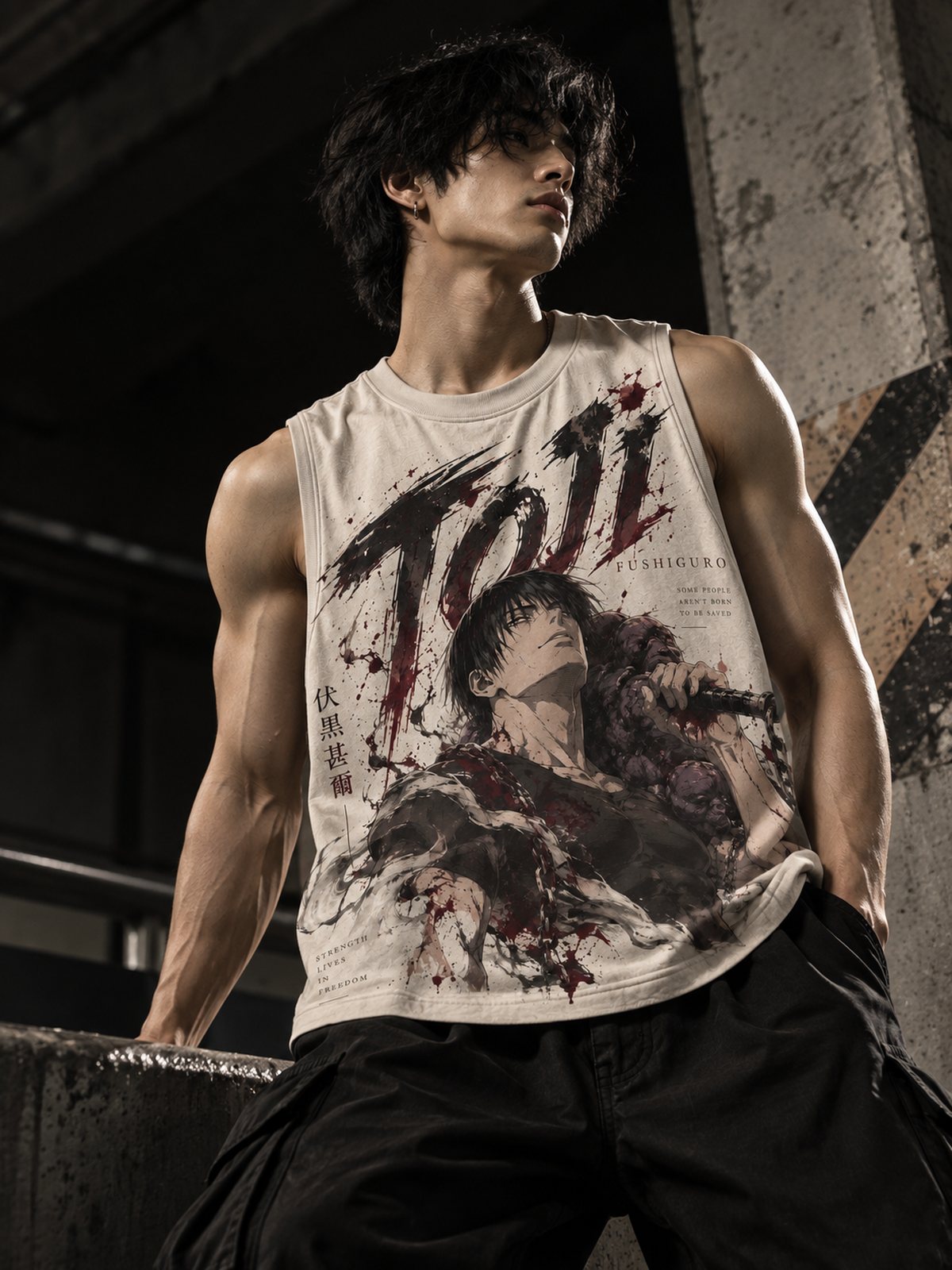 Toji — Jujutsu Kaisen · Oversized Tank Top